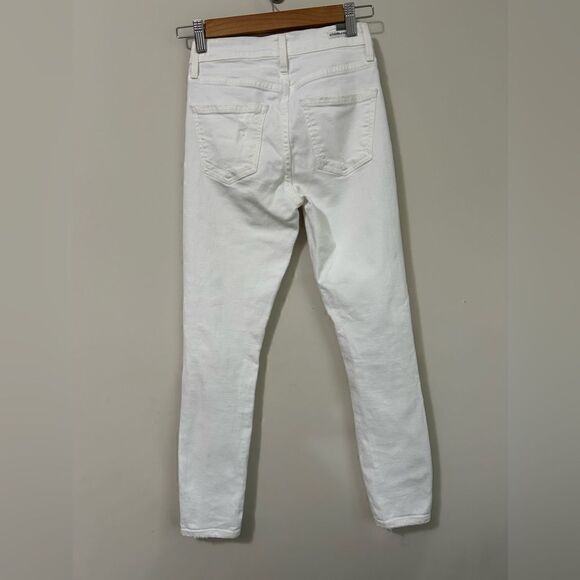 Citizens Of Humanity Rocket High Rise Crop Skinny in Distressed Milos - Picture 7 of 11